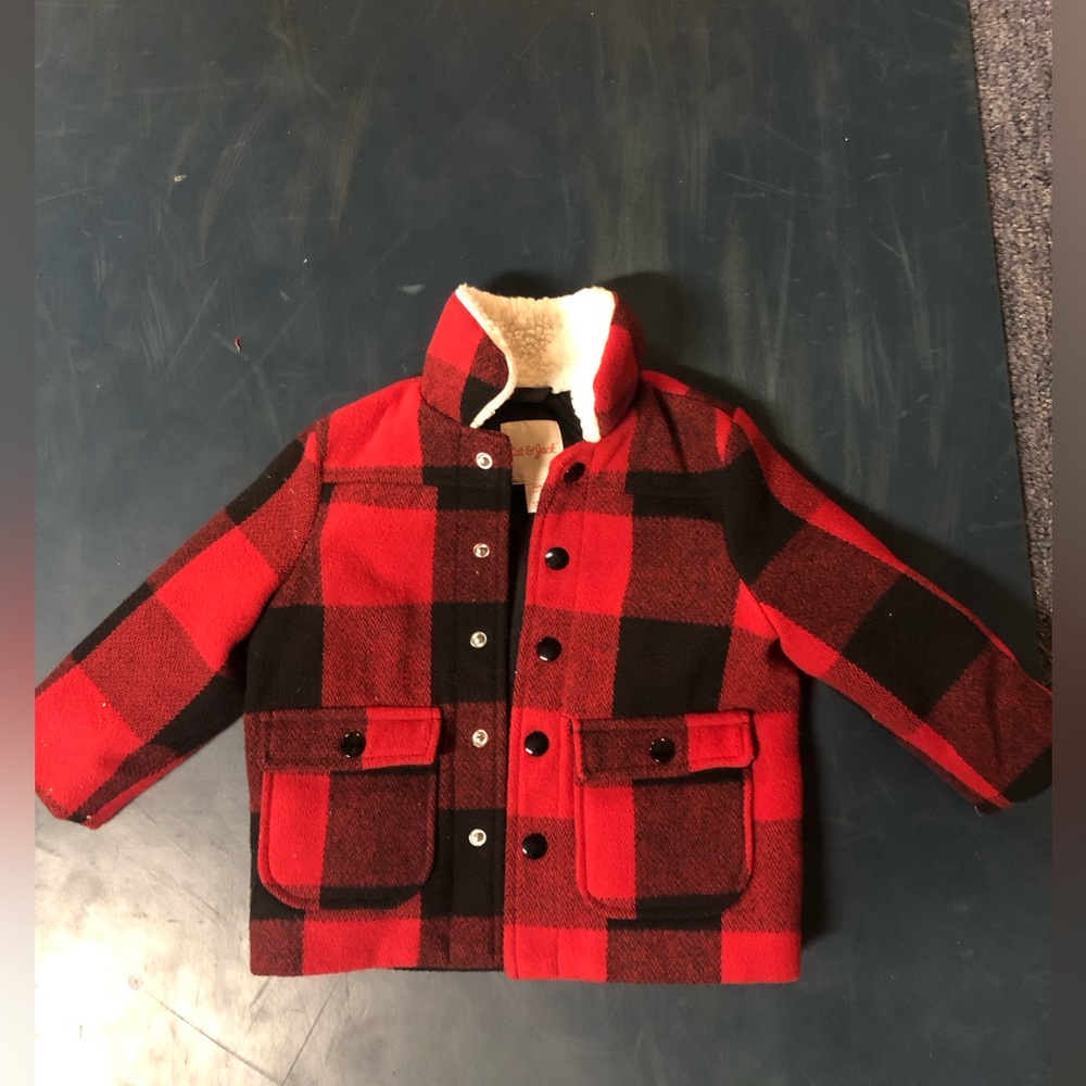Kids flannel jacket, like new